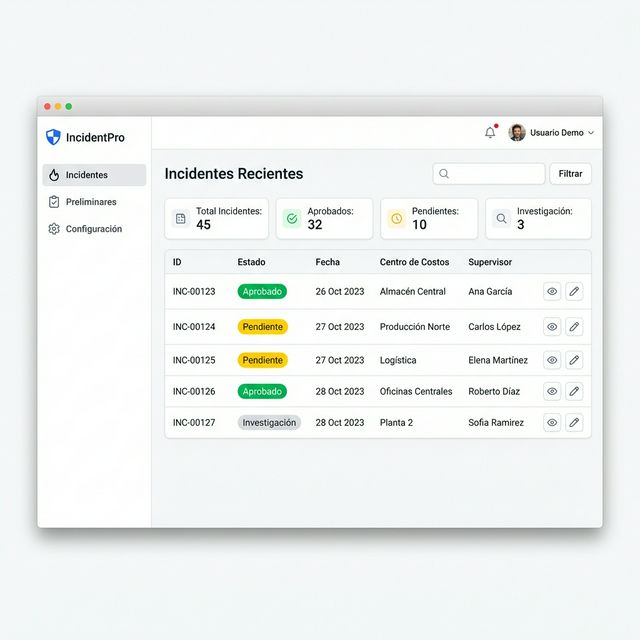 Dashboard de Incidentes