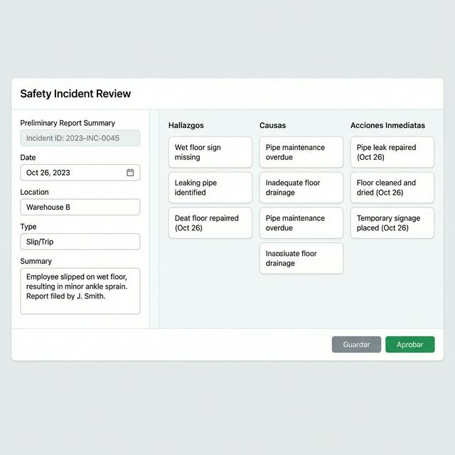 Revisión de Incidente